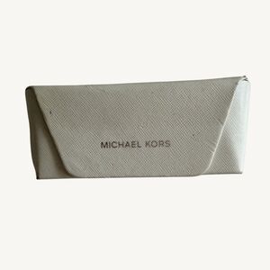 MICHAEL KORS WHITE AUTHENTIC EYEWEAR EYEGLASSES GLASSES CASE ONLY
